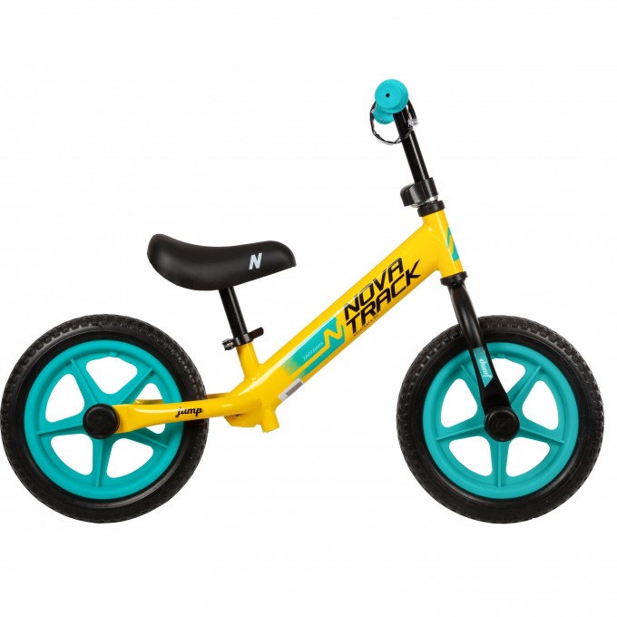 Беговел NOVATRACK JUMP 12” NEW зелёный 12JUMP.GN22 Беговел NOVATRACK JUMP 12” NEW зелёный 12JUMP.GN22
