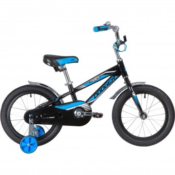 Детский велосипед NOVATRACK DODGER 16” чёрно-синий Детский велосипед NOVATRACK DODGER 16” чёрно-синий