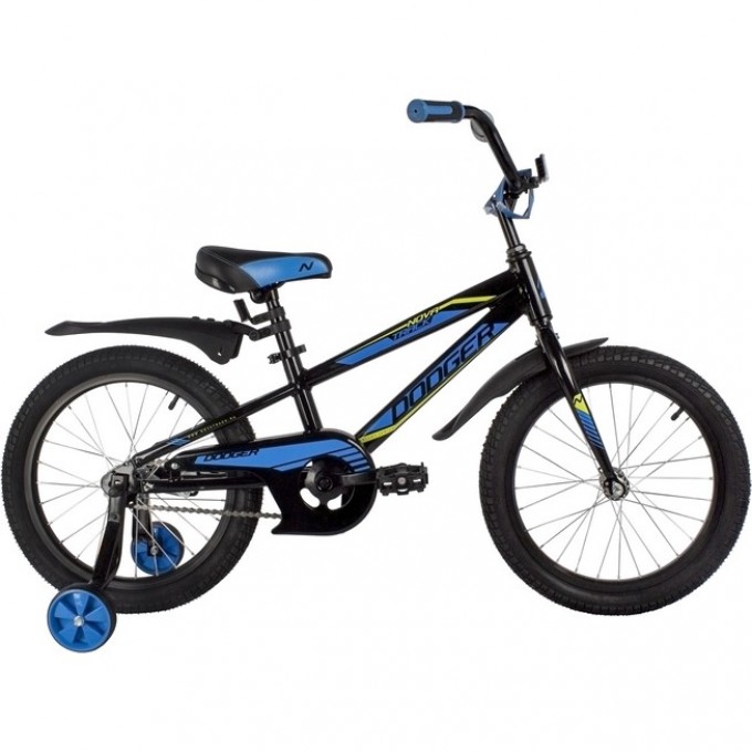 Детский велосипед NOVATRACK DODGER 18” чёрный 185ADODGER.BK22 Детский велосипед NOVATRACK DODGER 18” чёрный 185ADODGER.BK22