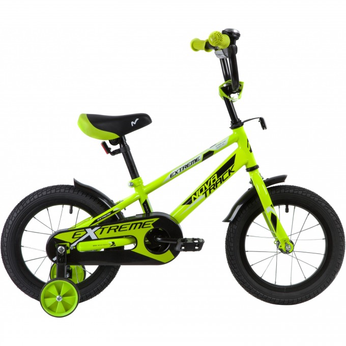 Детский велосипед NOVATRACK EXTREME 14” зелёный 143EXTREME.GN21 Детский велосипед NOVATRACK EXTREME 14” зелёный 143EXTREME.GN21