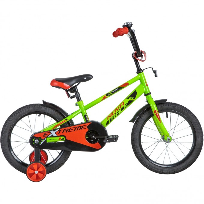 Детский велосипед NOVATRACK EXTREME 16” зелёный 163EXTREME.GN21 Детский велосипед NOVATRACK EXTREME 16” зелёный 163EXTREME.GN21