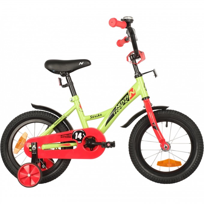 Детский велосипед NOVATRACK STRIKE 14” NEW зелёный 143STRIKE.GN22 Детский велосипед NOVATRACK STRIKE 14” NEW зелёный 143STRIKE.GN22