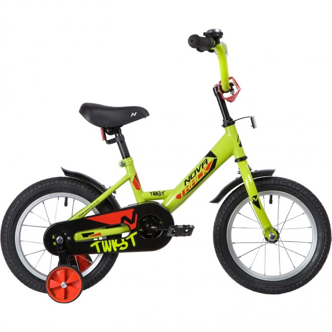 Детский велосипед NOVATRACK TWIST 14” NEW зелёный 141TWIST.GN20 Детский велосипед NOVATRACK TWIST 14” NEW зелёный 141TWIST.GN20
