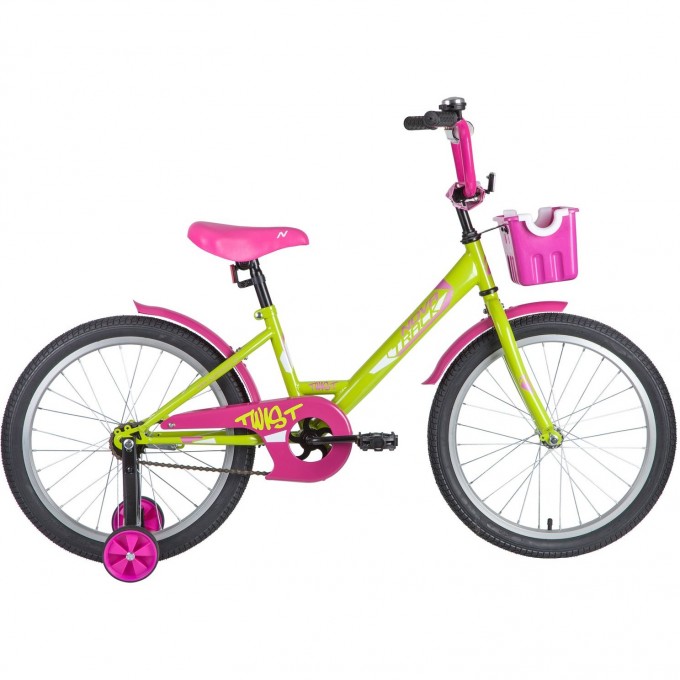 Детский велосипед NOVATRACK TWIST 20" розово-зеленый 201TWIST.GNP20 Детский велосипед NOVATRACK TWIST 20" розово-зеленый 201TWIST.GNP20