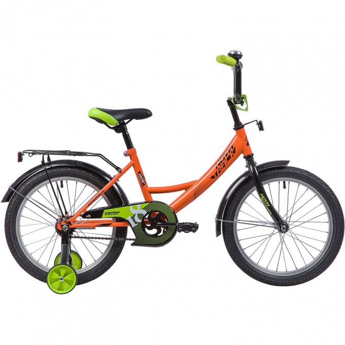 Детский велосипед NOVATRACK VECTOR 18” оранжево-черный 183VECTOR.OR9