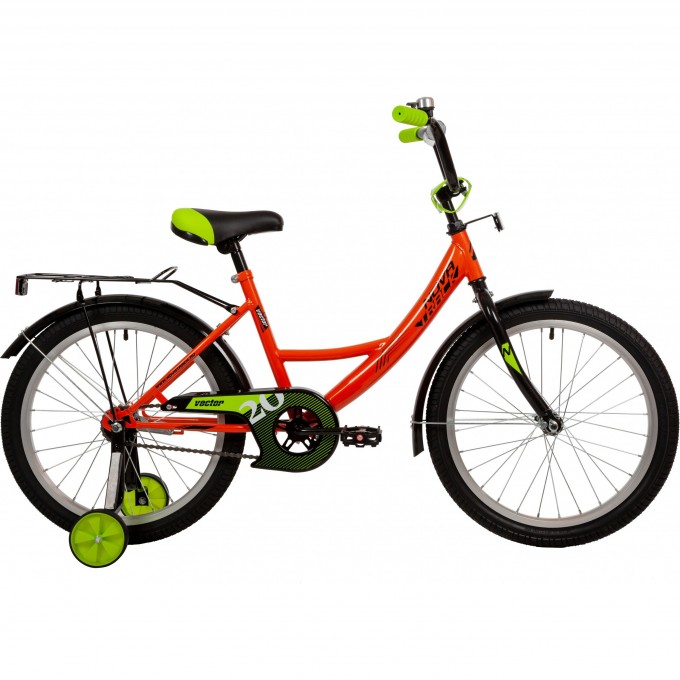 Детский велосипед NOVATRACK VECTOR 20" черно-оранжевый с доп. колесами 203VECTOR.OR9 Детский велосипед NOVATRACK VECTOR 20" черно-оранжевый с доп. колесами 203VECTOR.OR9