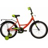 Детский велосипед NOVATRACK VECTOR 20" оранжевый с доп. колесами 203VECTOR.OR22