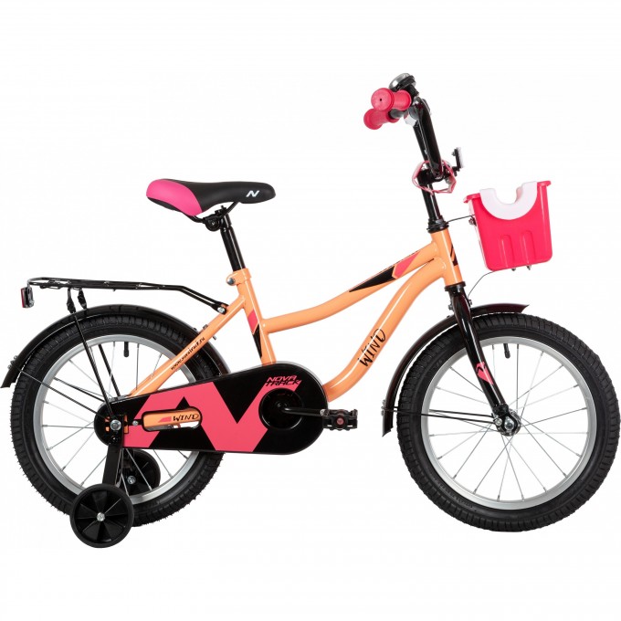 Детский велосипед NOVATRACK WIND GIRL 16” коралловый 164WIND.CRL22 Детский велосипед NOVATRACK WIND GIRL 16” коралловый 164WIND.CRL22