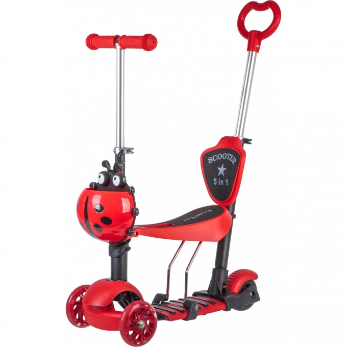 Кикборд NOVATRACK DISCO-KIDS Saddle PRO 120SB.DISCOKIDS.RD9 Кикборд NOVATRACK DISCO-KIDS Saddle PRO 120SB.DISCOKIDS.RD9