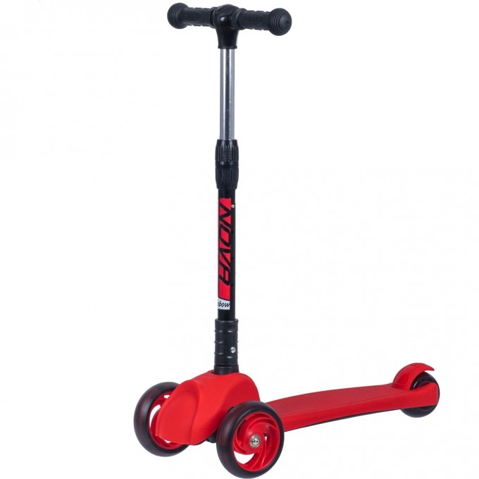 Кикборд NOVATRACK RAINBOW Basic красный 120F.RAINBOW.RD20 Кикборд NOVATRACK RAINBOW Basic красный 120F.RAINBOW.RD20