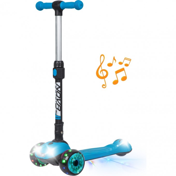 Кикборд NOVATRACK RAINBOW CAR BOY PRO синий 120CBP.RAINBOW.BL20 Кикборд NOVATRACK RAINBOW CAR BOY PRO синий 120CBP.RAINBOW.BL20