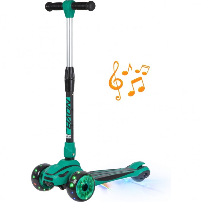 Кикборд NOVATRACK RAINBOW CAR PRO зеленый 120CP.RAINBOW.GN20 Кикборд NOVATRACK RAINBOW CAR PRO зеленый 120CP.RAINBOW.GN20