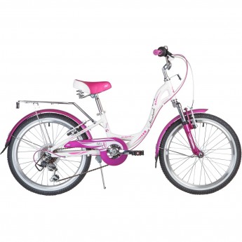 Подростковый велосипед NOVATRACK 20" ANGEL 6.V белый