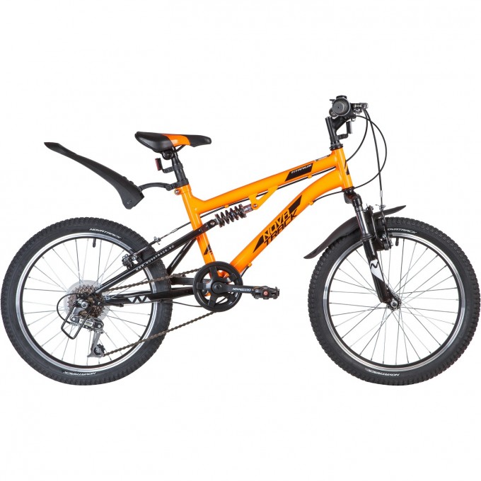 Подростковый велосипед NOVATRACK 20" TITANIUM 6.V оранжевый 20SS6V.TITANIUM.OR20