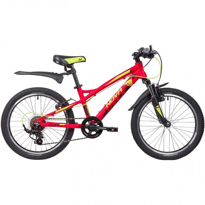 Подростковый велосипед NOVATRACK 20" TORNADO 7.V красный 20AH7V.TORNADO.RD9