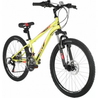 Подростковый велосипед NOVATRACK 24" ACTION стальная рама 12" зеленый Подростковый велосипед NOVATRACK 24" ACTION стальная рама 12" зеленый