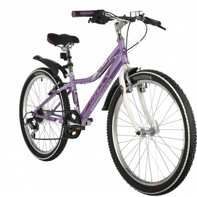 Подростковый велосипед NOVATRACK 24" ALICE стальная рама 10" пурпурный 24SH6SD.ALICE.10PR21 Подростковый велосипед NOVATRACK 24" ALICE стальная рама 10" пурпурный 24SH6SD.ALICE.10PR21