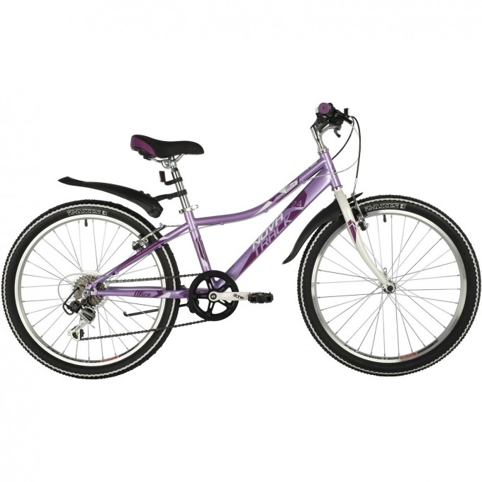 Подростковый велосипед NOVATRACK 24" ALICE стальная рама 12" лиловый 24SH6SV.ALICE.12LC21 Подростковый велосипед NOVATRACK 24" ALICE стальная рама 12" лиловый 24SH6SV.ALICE.12LC21