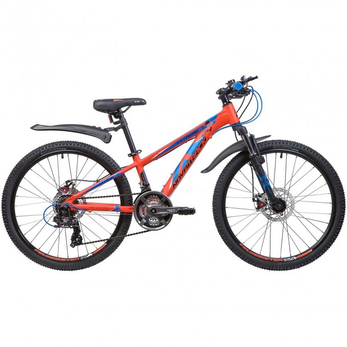 Подростковый велосипед NOVATRACK 24" EXTREME 21.D ALLOY оранжевый 24AHD.EXTREME.13OR9 Подростковый велосипед NOVATRACK 24" EXTREME 21.D ALLOY оранжевый 24AHD.EXTREME.13OR9