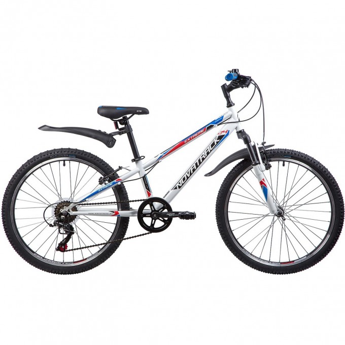 Подростковый велосипед NOVATRACK 24" EXTREME 6.V белый 24SH6SV.EXTREME.11WT21 Подростковый велосипед NOVATRACK 24" EXTREME 6.V белый 24SH6SV.EXTREME.11WT21