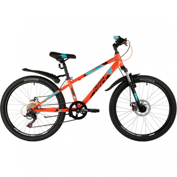 Подростковый велосипед NOVATRACK 24" EXTREME стальная рама 11" оранжевый 24SH6SD.EXTREME.11OR21