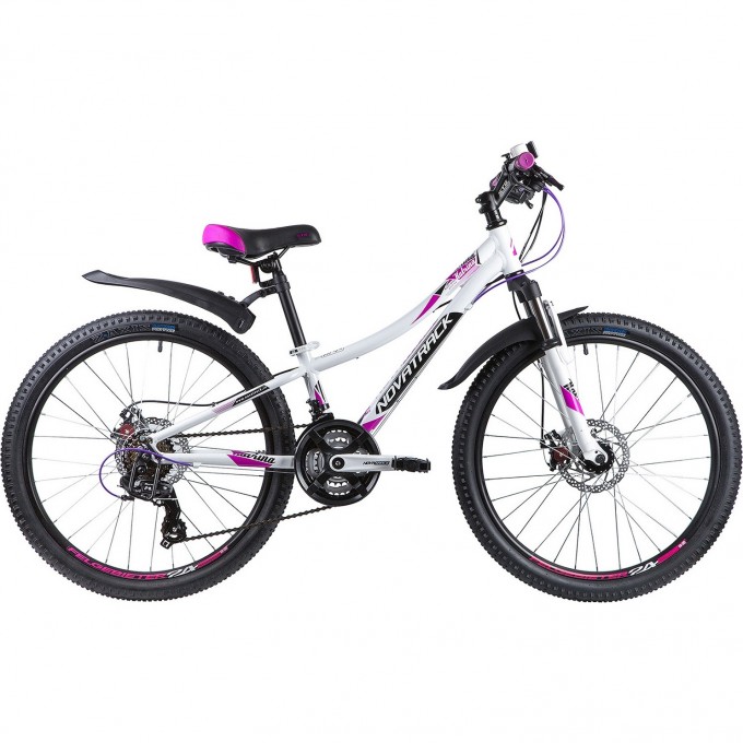 Подростковый велосипед NOVATRACK 24" KATRINA 21.D белый 24AHD.KATRINA.12WT9 Подростковый велосипед NOVATRACK 24" KATRINA 21.D белый 24AHD.KATRINA.12WT9