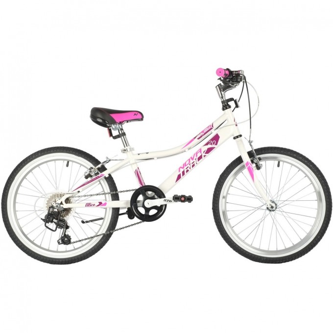 Подростковый велосипед NOVATRACK ALICE 6.V 20" белый 20SH6V.ALICE.WT21 Подростковый велосипед NOVATRACK ALICE 6.V 20" белый 20SH6V.ALICE.WT21
