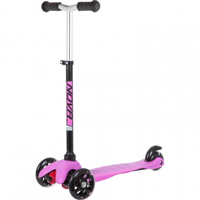 Самокат для детей NOVATRACK DISCO-KIDS BASIC черно-розовый 120H.DISCOKIDS.BPN20 Самокат для детей NOVATRACK DISCO-KIDS BASIC черно-розовый 120H.DISCOKIDS.BPN20