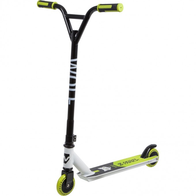 Самокат для детей NOVATRACK WOLF 100 PLASTIC черно-зеленый 100P.WOLF.BGN21 Самокат для детей NOVATRACK WOLF 100 PLASTIC черно-зеленый 100P.WOLF.BGN21