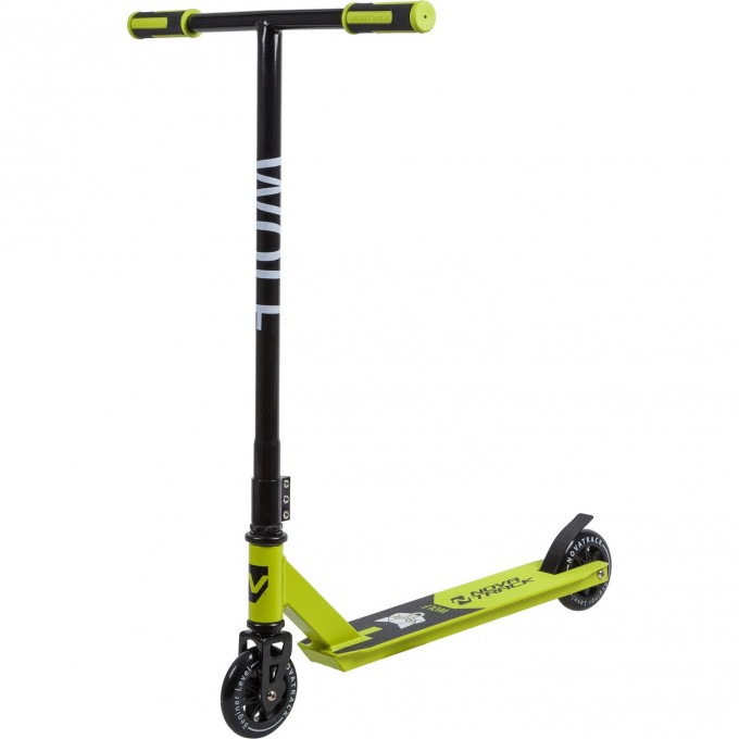 Самокат для детей NOVATRACK WOLF 110 PLASTIC черно-зеленый 110P.WOLF.BGN9 Самокат для детей NOVATRACK WOLF 110 PLASTIC черно-зеленый 110P.WOLF.BGN9