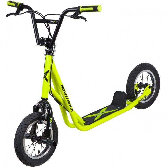 Самокат NOVATRACK STAMP N1 EXTREME LINE 12" зеленый 12STAMPN1EL.GN8 Самокат NOVATRACK STAMP N1 EXTREME LINE 12" зеленый 12STAMPN1EL.GN8