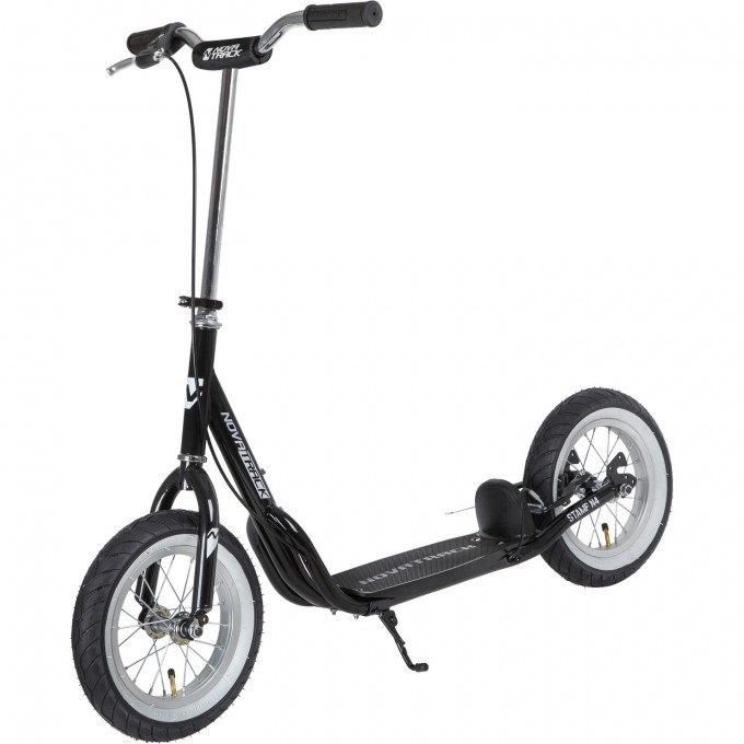Самокат NOVATRACK STAMP N4 12" черный 12STAMPN4.BK20 Самокат NOVATRACK STAMP N4 12" черный 12STAMPN4.BK20