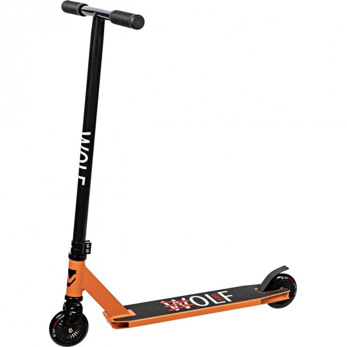 Самокат NOVATRACK WOLF 10, 100 мм, оранжевый 100P.WOLF.BOR24 Самокат NOVATRACK WOLF 10, 100 мм, оранжевый 100P.WOLF.BOR24