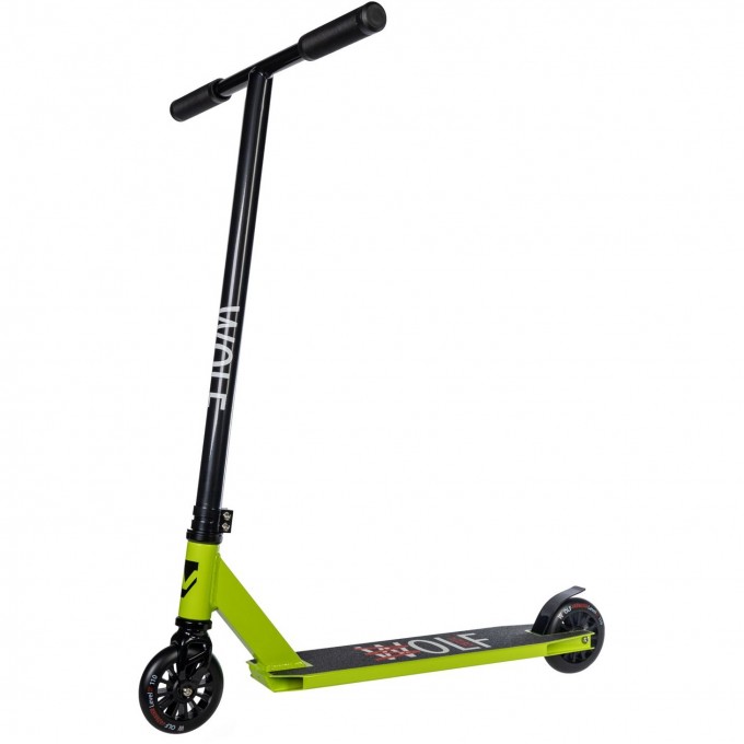 Самокат NOVATRACK WOLF 10, 110 мм, зеленый 110P.WOLF.BGN24 Самокат NOVATRACK WOLF 10, 110 мм, зеленый 110P.WOLF.BGN24