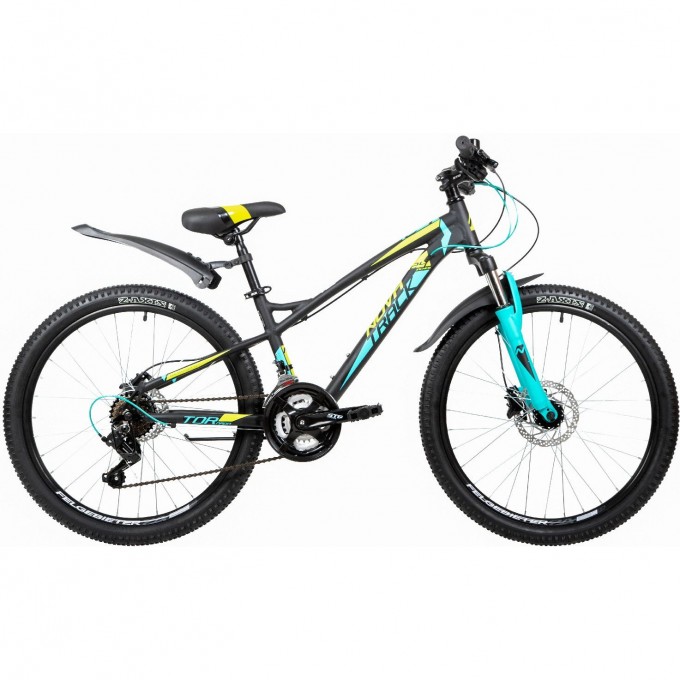 Велосипед NOVATRACK 24" TORNADO HD алюм. рама 13", черный 24AHD.TORNADOHD.13BK4
