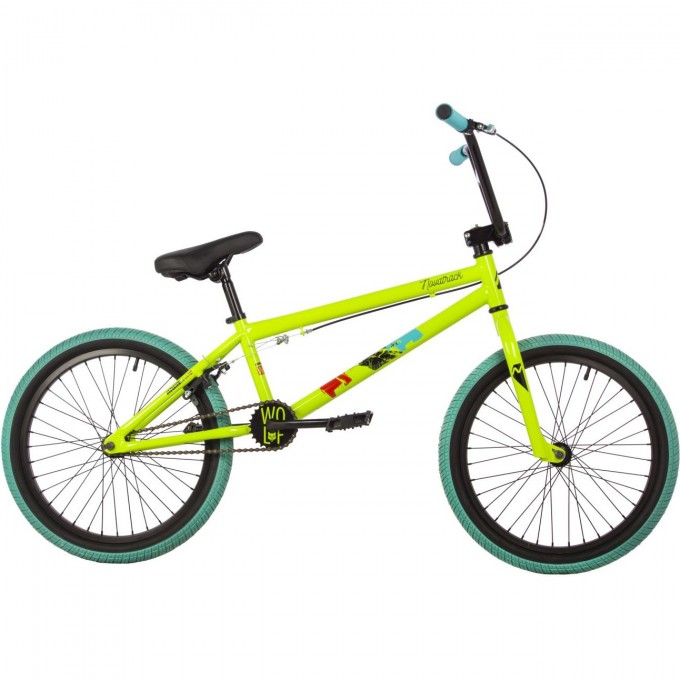 Велосипед NOVATRACK BMX WOLF 20" (2023), рама 10", зеленый 20BMX.WOLF.GN23 Велосипед NOVATRACK BMX WOLF 20" (2023), рама 10", зеленый 20BMX.WOLF.GN23