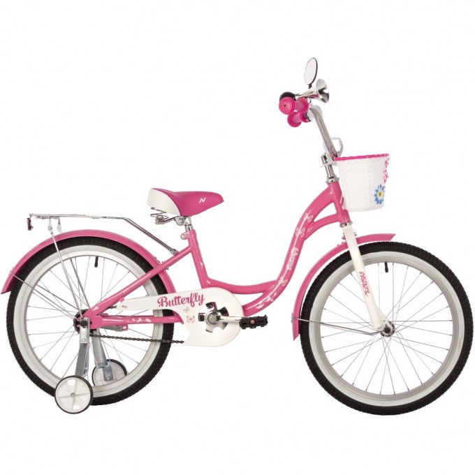 Велосипед NOVATRACK BUTTERFLY 20" (2023), рама 12", розовый 207BUTTERFLY.PN23 Велосипед NOVATRACK BUTTERFLY 20" (2023), рама 12", розовый 207BUTTERFLY.PN23