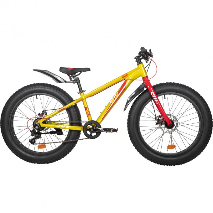 Велосипед NOVATRACK FATBIKE 24" SUV зеленый 24AHD.SUV.13GN22 Велосипед NOVATRACK FATBIKE 24" SUV зеленый 24AHD.SUV.13GN22