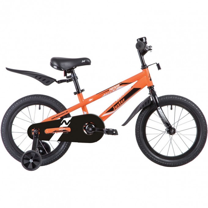 Велосипед NOVATRACK JUSTER 16” оранжевый 165JUSTER.OR23 Велосипед NOVATRACK JUSTER 16” оранжевый 165JUSTER.OR23