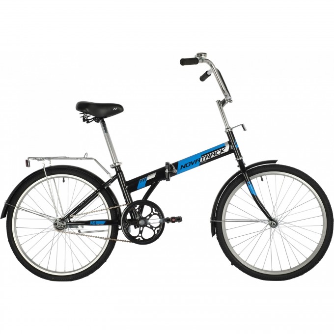 Велосипед складной NOVATRACK 24" TG-24 CLASSIC 1.1 чёрный 24NFTG1.BK21 Велосипед складной NOVATRACK 24" TG-24 CLASSIC 1.1 чёрный 24NFTG1.BK21