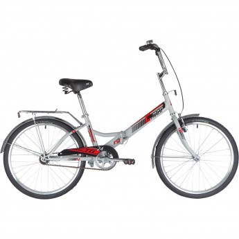 Велосипед складной NOVATRACK 24" TG-24 CLASSIC 2.0 серый Велосипед складной NOVATRACK 24" TG-24 CLASSIC 2.0 серый