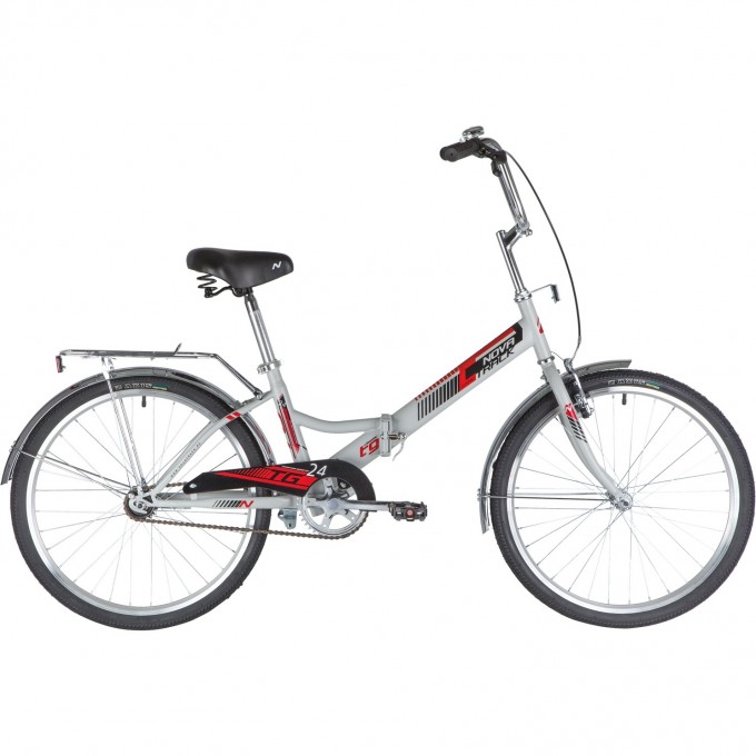 Велосипед складной NOVATRACK 24" TG-24 CLASSIC 2.0 серый 24FTG1V.GR20 Велосипед складной NOVATRACK 24" TG-24 CLASSIC 2.0 серый 24FTG1V.GR20