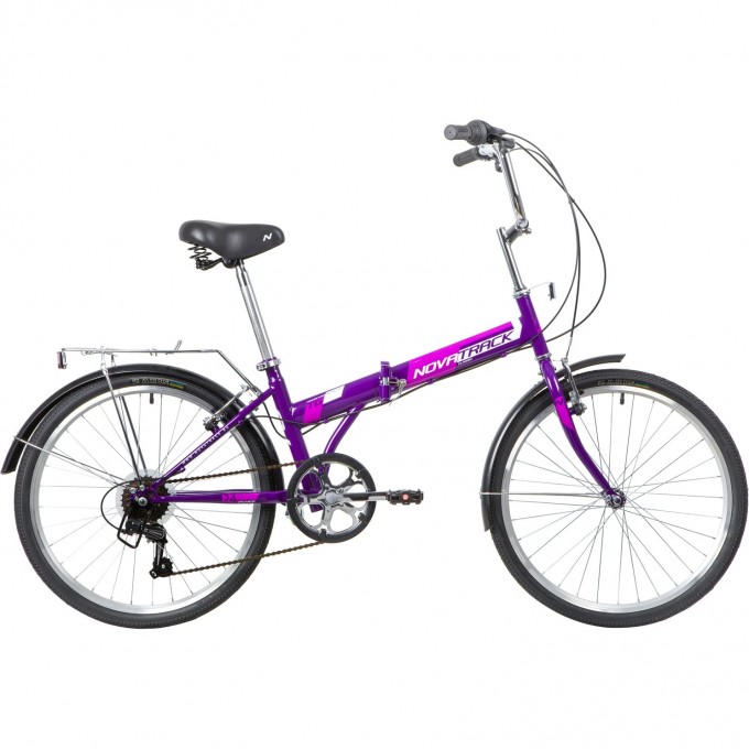 Велосипед складной NOVATRACK 24" TG-24 CLASSIC 3.1_S фиолетовый 24NFTG6SV.VL20 Велосипед складной NOVATRACK 24" TG-24 CLASSIC 3.1_S фиолетовый 24NFTG6SV.VL20